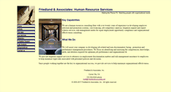 Desktop Screenshot of friedlandassociates.net